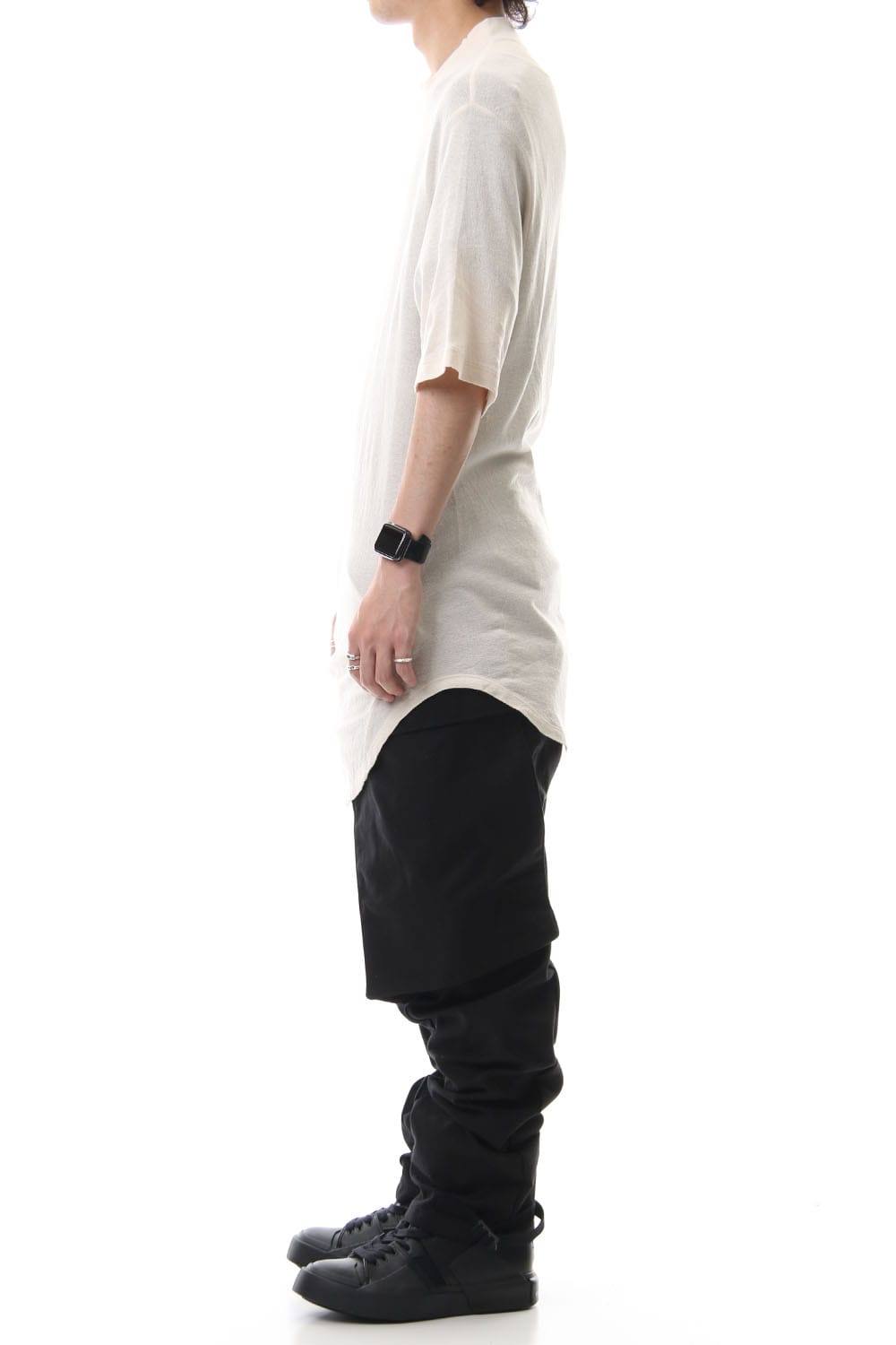 DRAPING T-SHIRT Light Beige