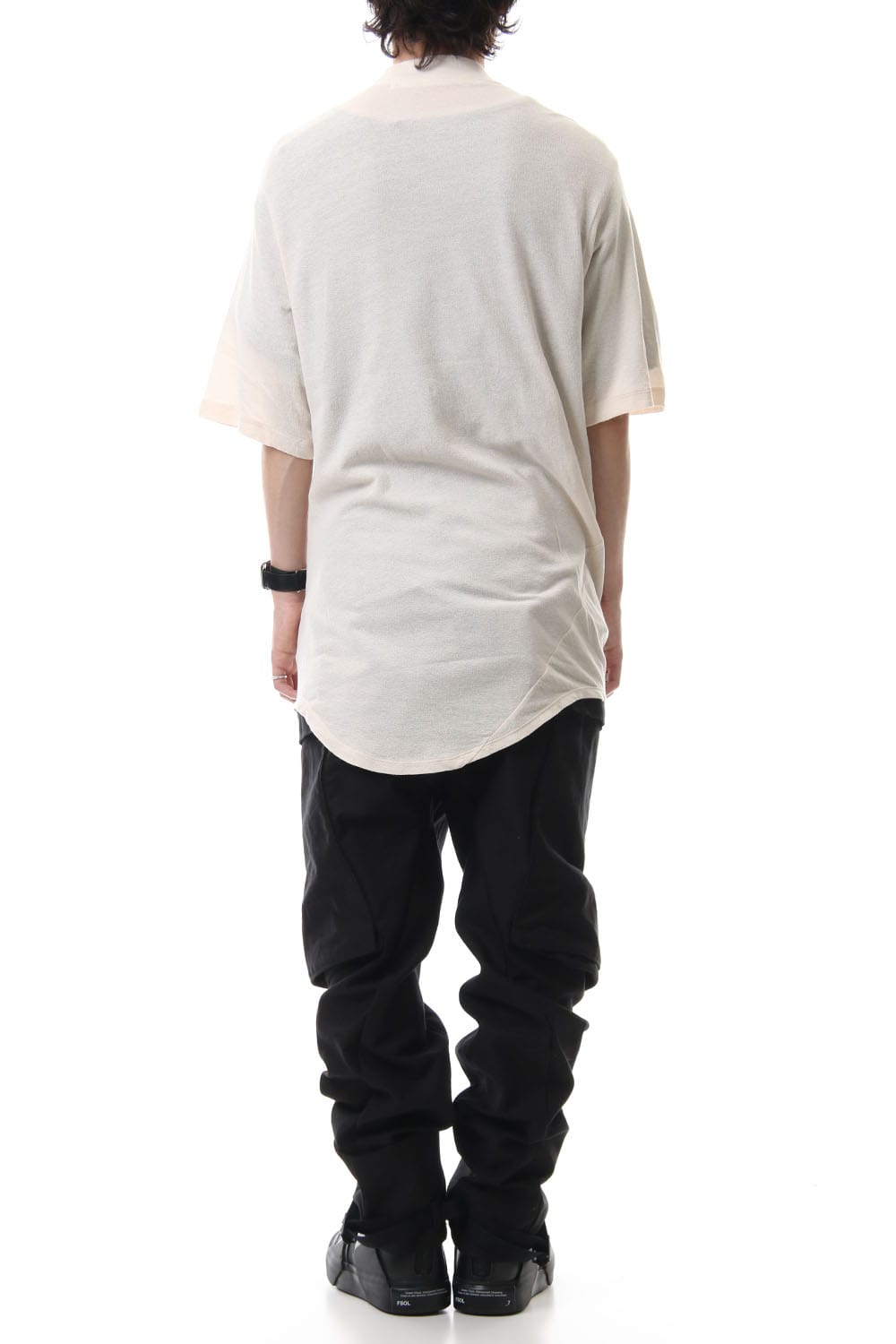 DRAPING T-SHIRT Light Beige