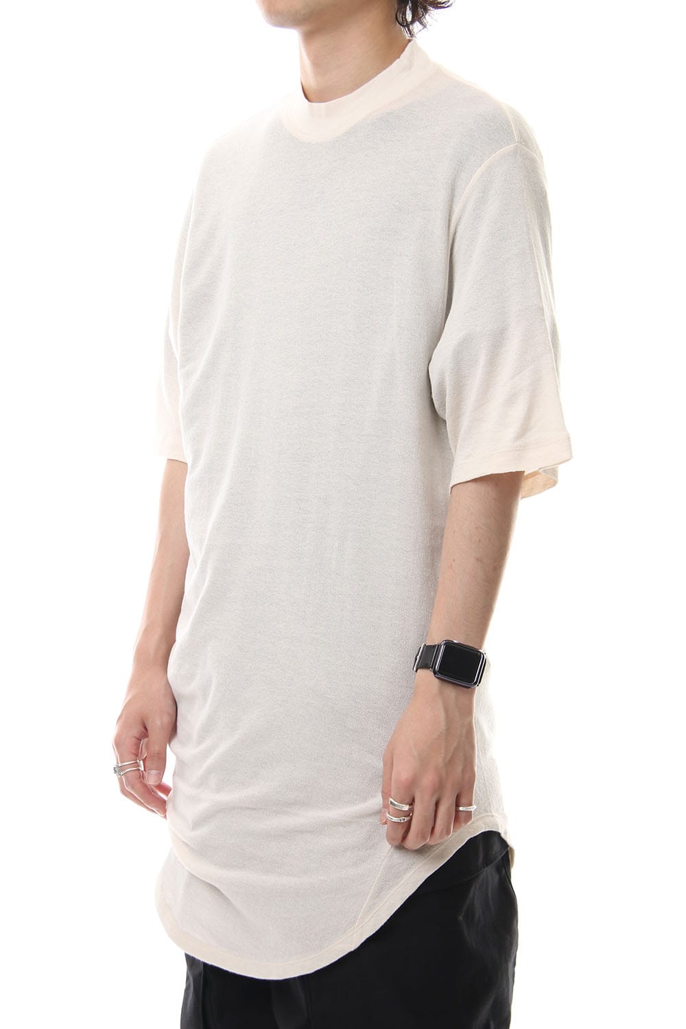 DRAPING T-SHIRT Light Beige