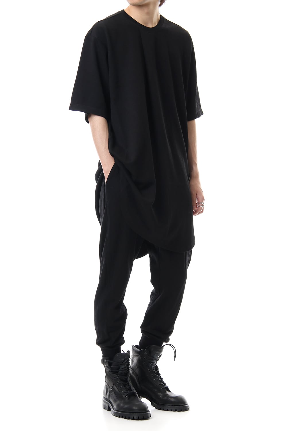 TUCKED T-SHIRT Black