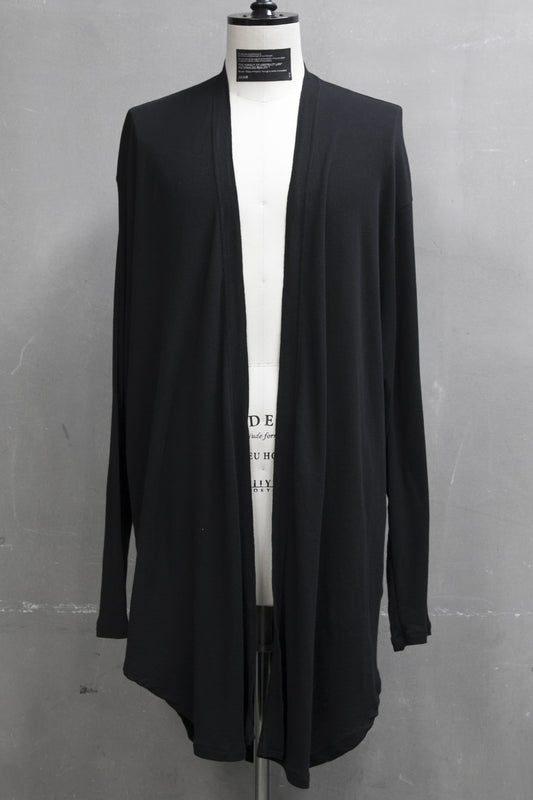 FRONTLESS CARDIGAN Black