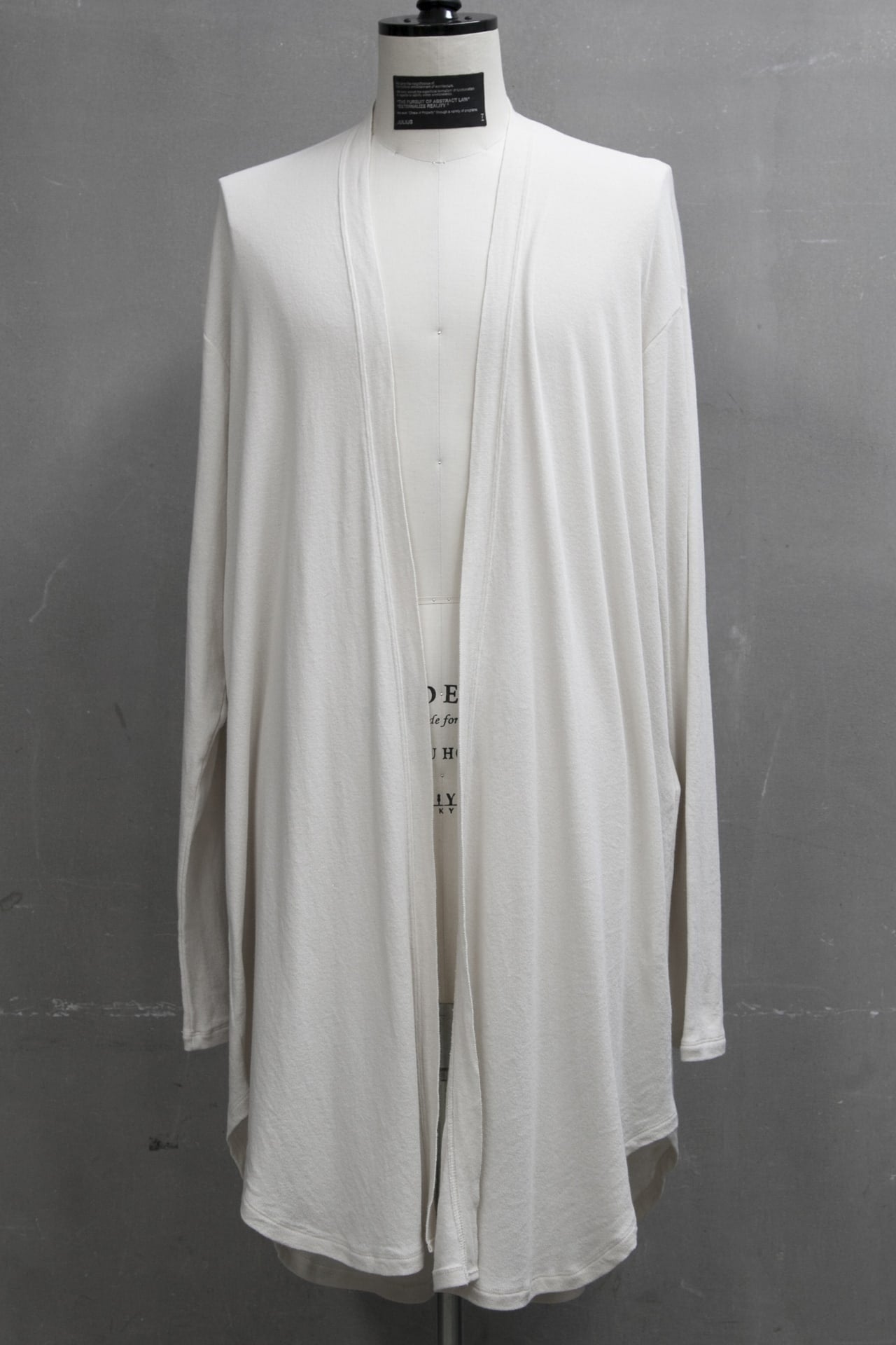 FRONTLESS CARDIGAN Light Beige