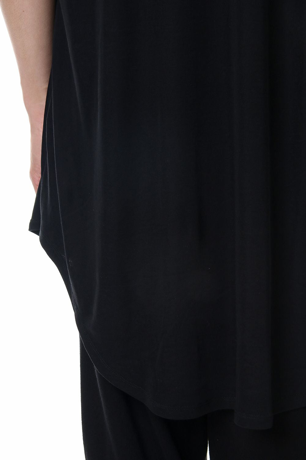 ROUND BIG T-SHIRT Black