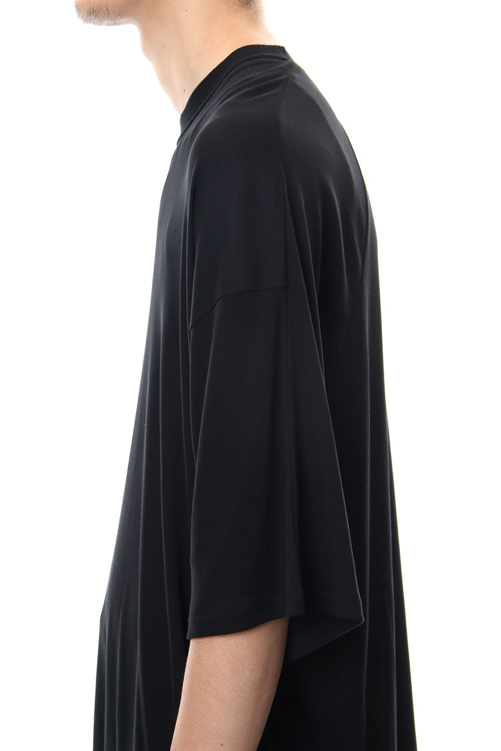 ROUND BIG T-SHIRT Black