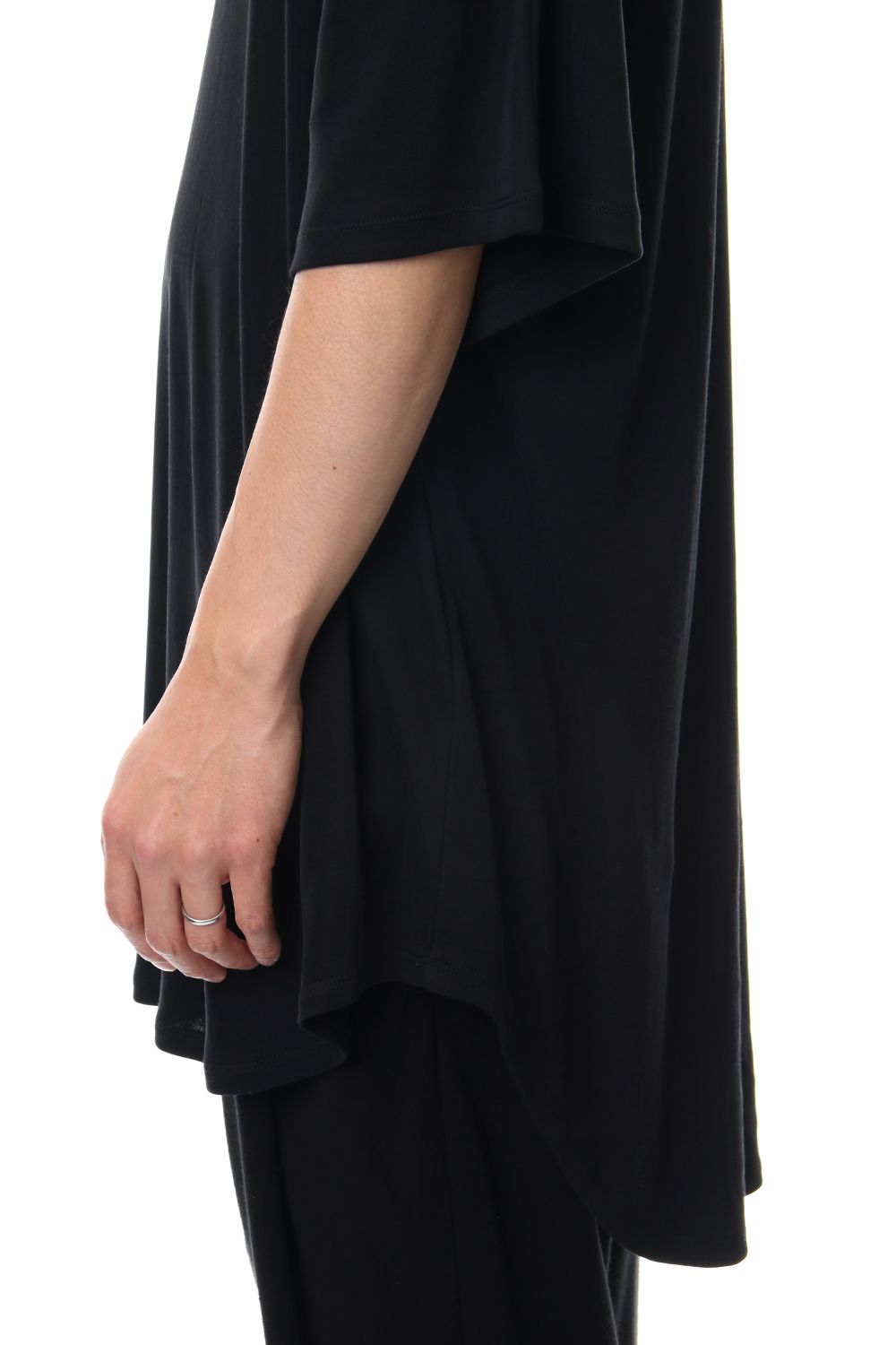 ROUND BIG T-SHIRT Black