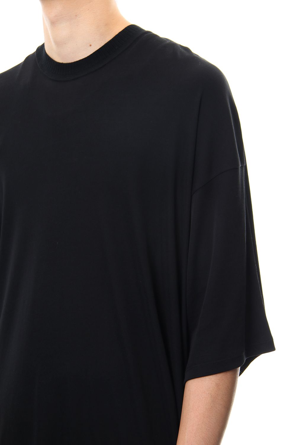 ROUND BIG T-SHIRT Black