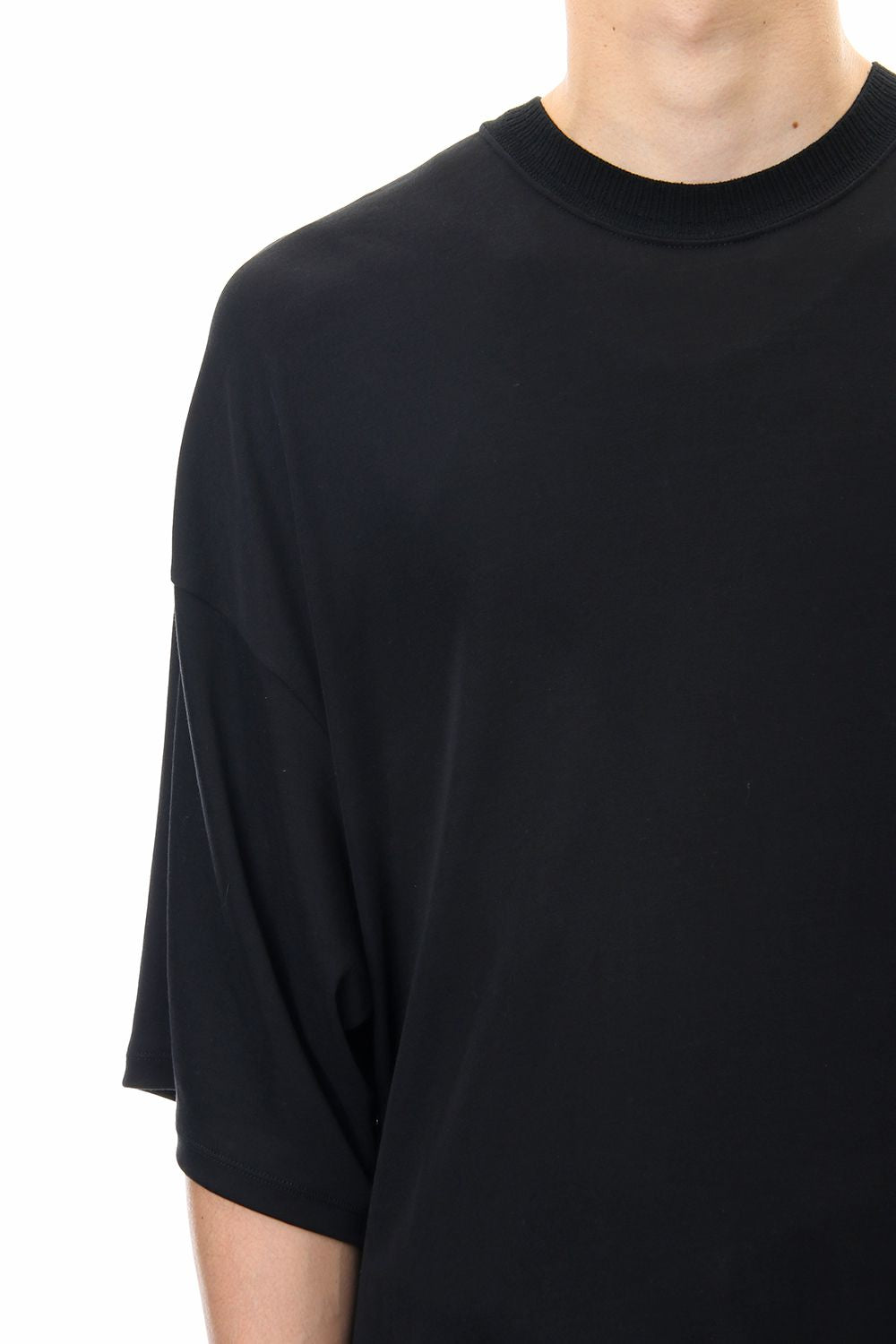 ROUND BIG T-SHIRT Black