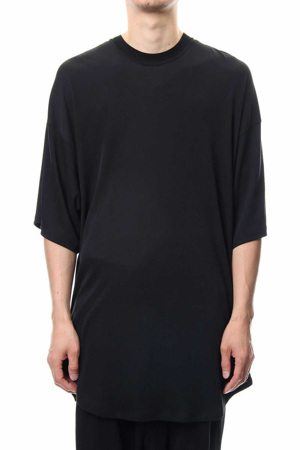 ROUND BIG T-SHIRT Black