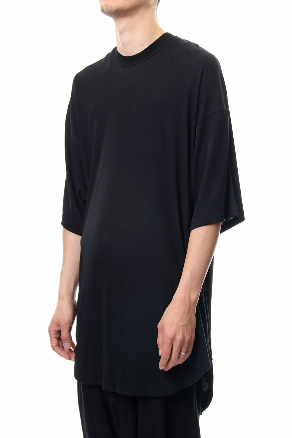 ROUND BIG T-SHIRT Black