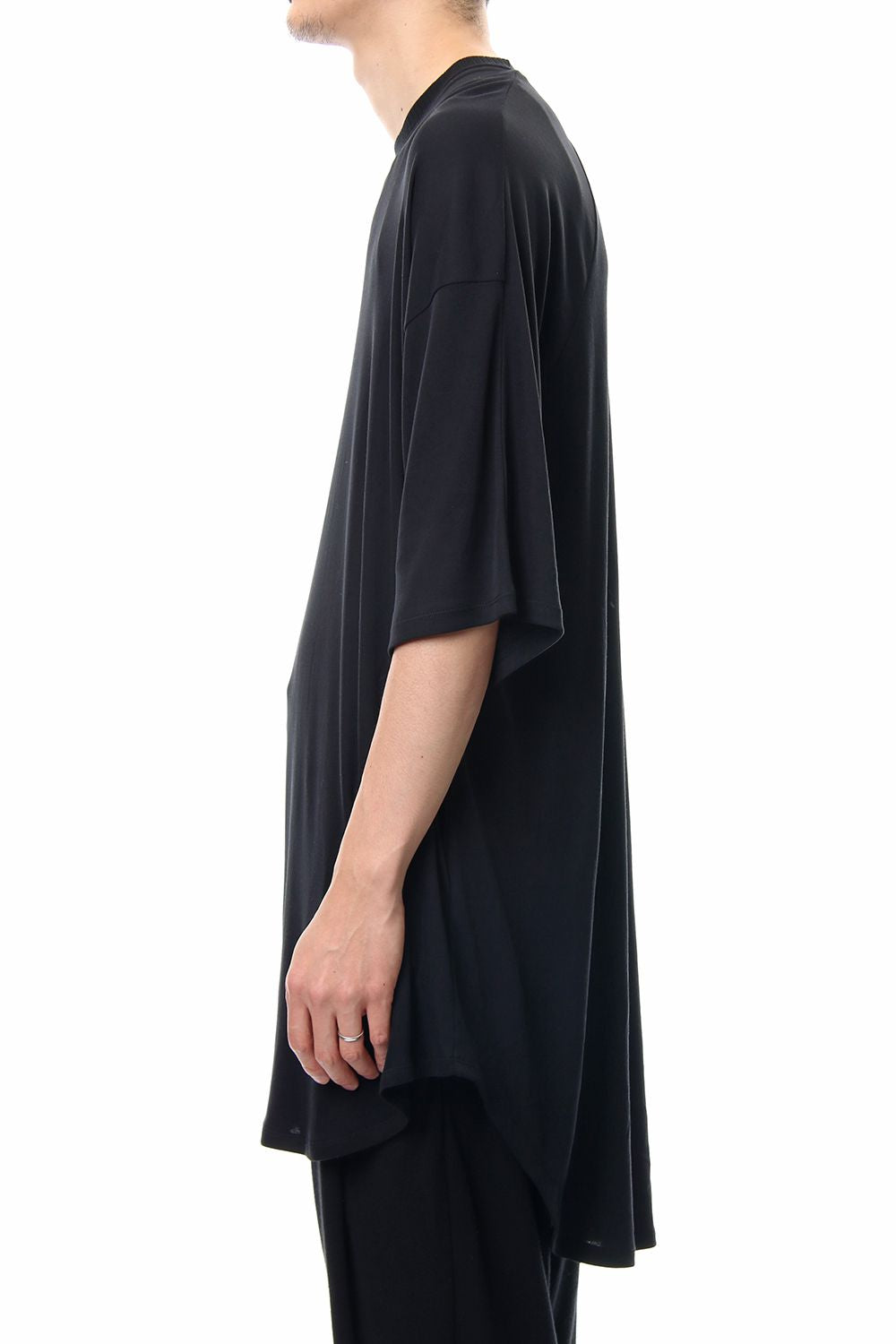 ROUND BIG T-SHIRT Black