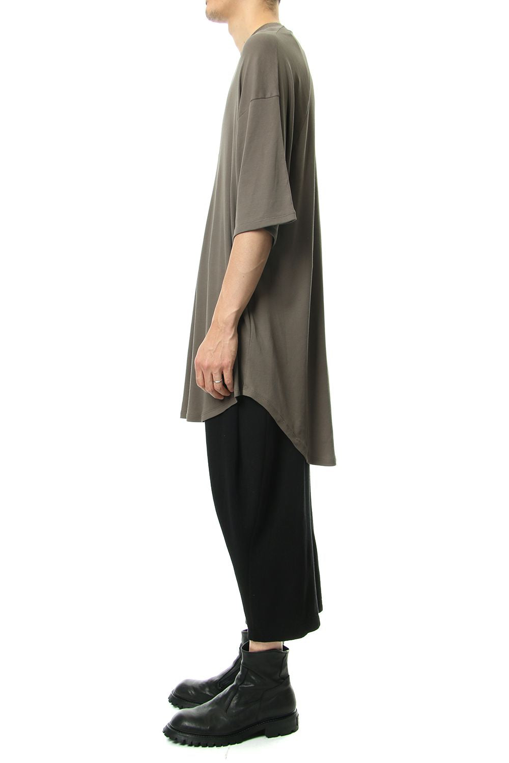 ROUND BIG T-SHIRT Khaki