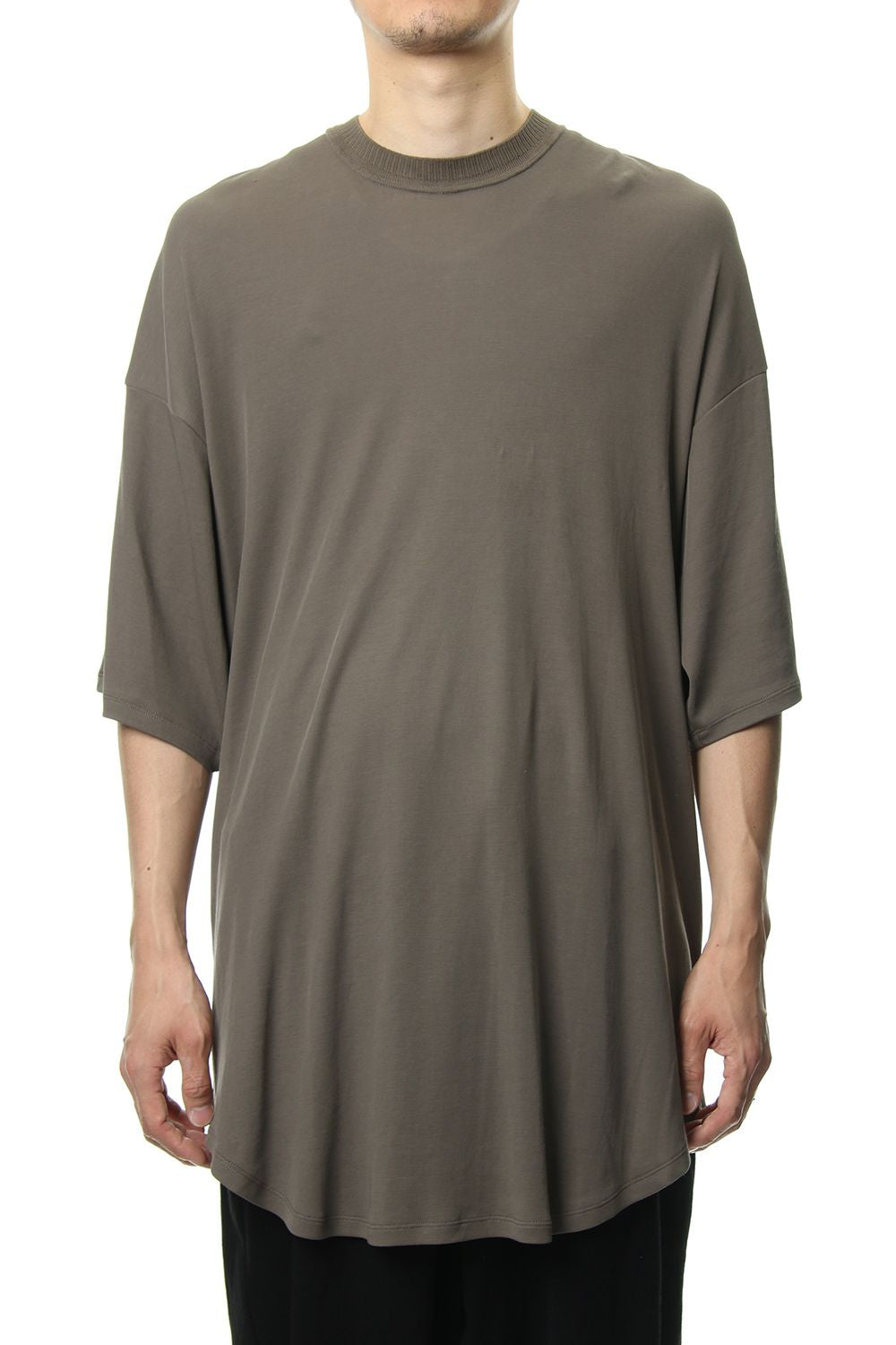 ROUND BIG T-SHIRT Khaki