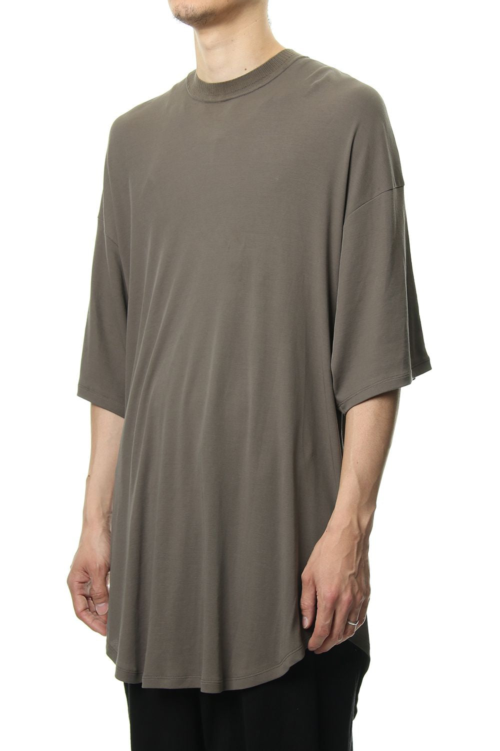 ROUND BIG T-SHIRT Khaki