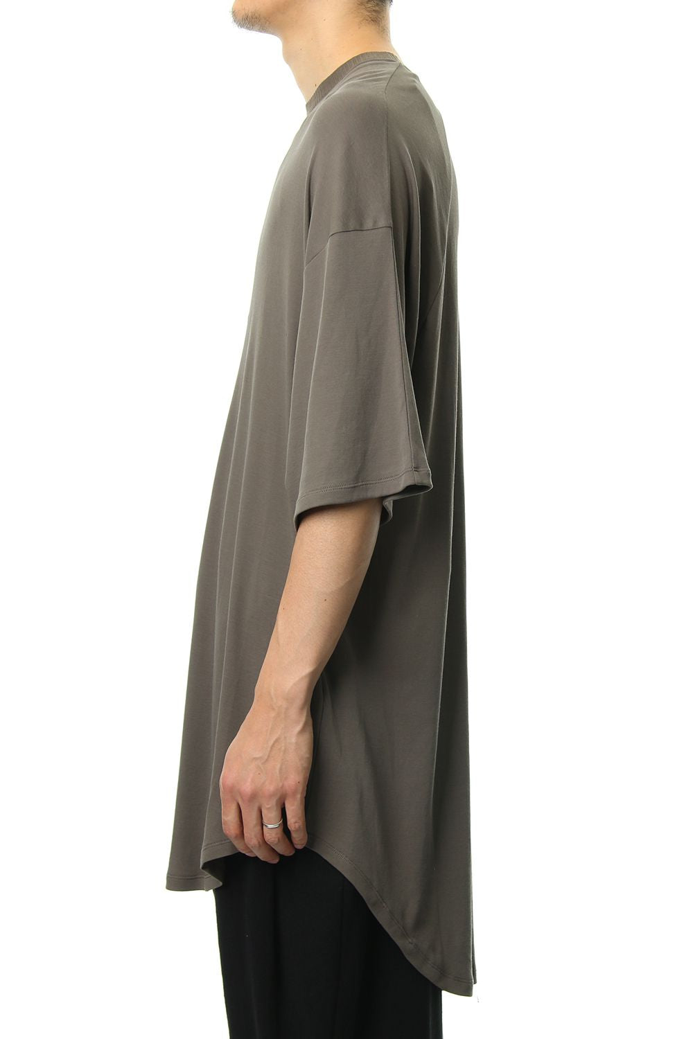 ROUND BIG T-SHIRT Khaki