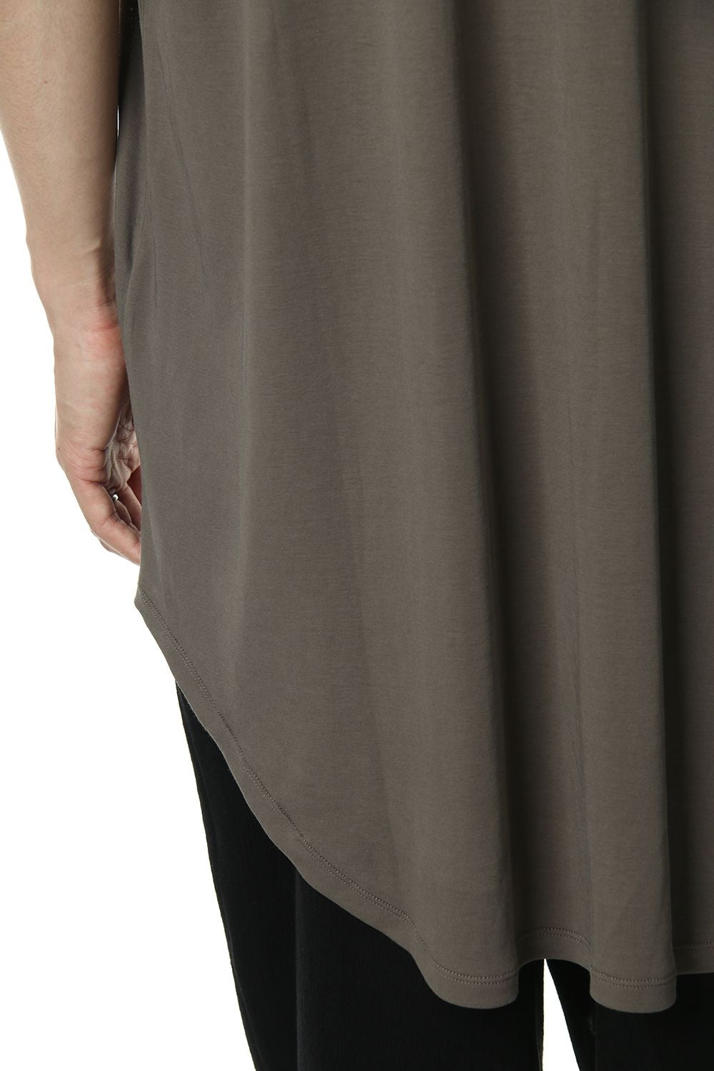 ROUND BIG T-SHIRT Khaki