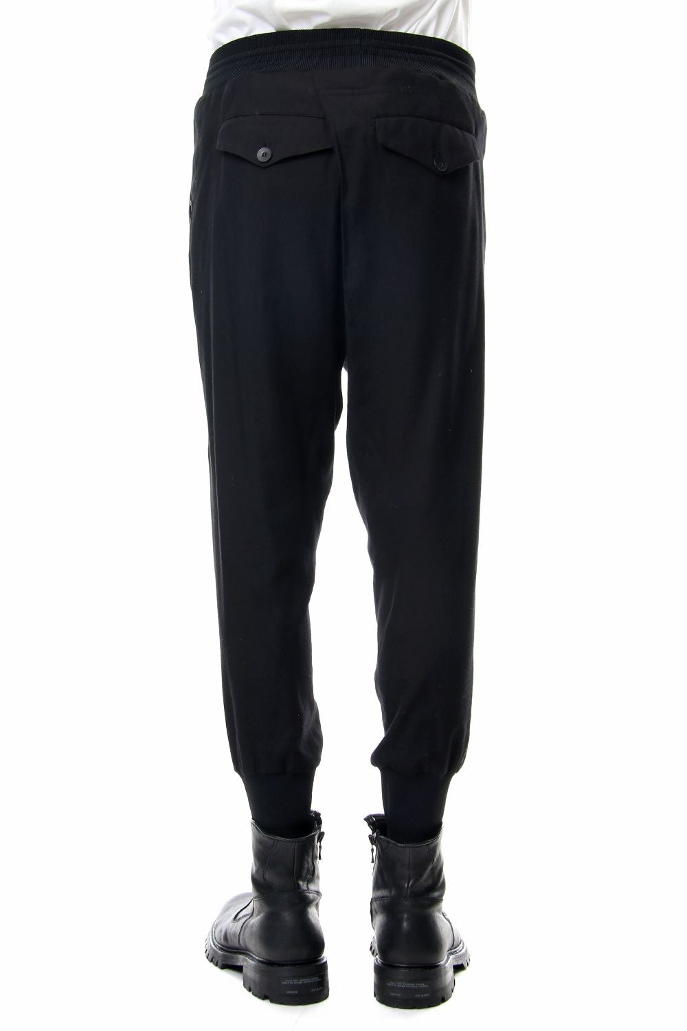 TUCKED TRACK TROUSERS