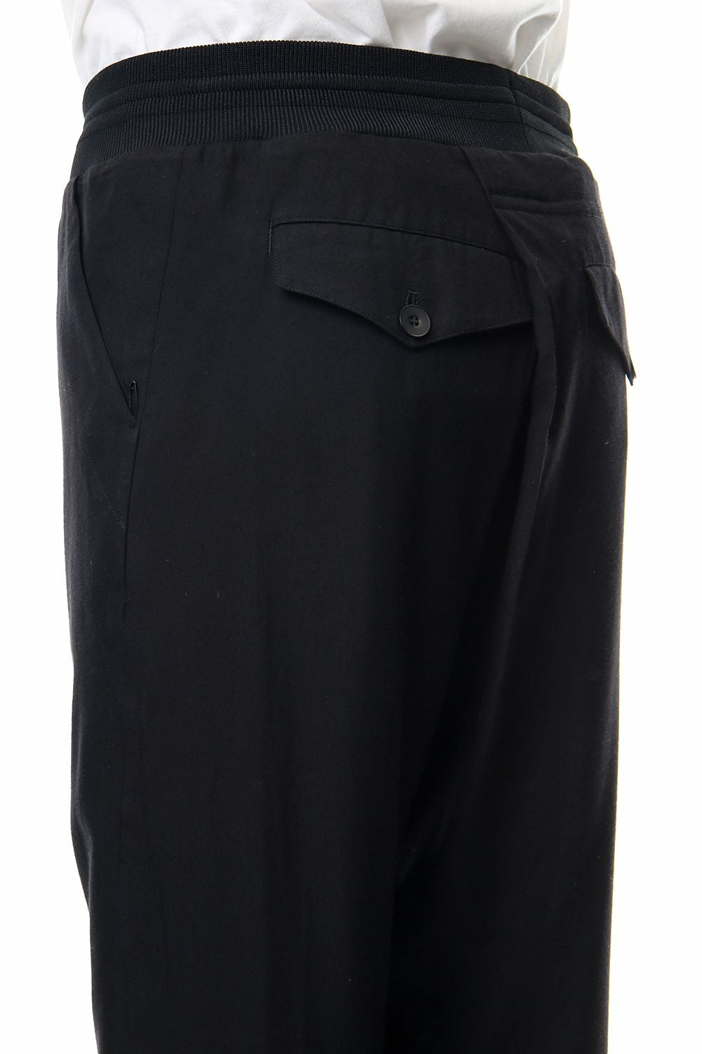 TUCKED TRACK TROUSERS