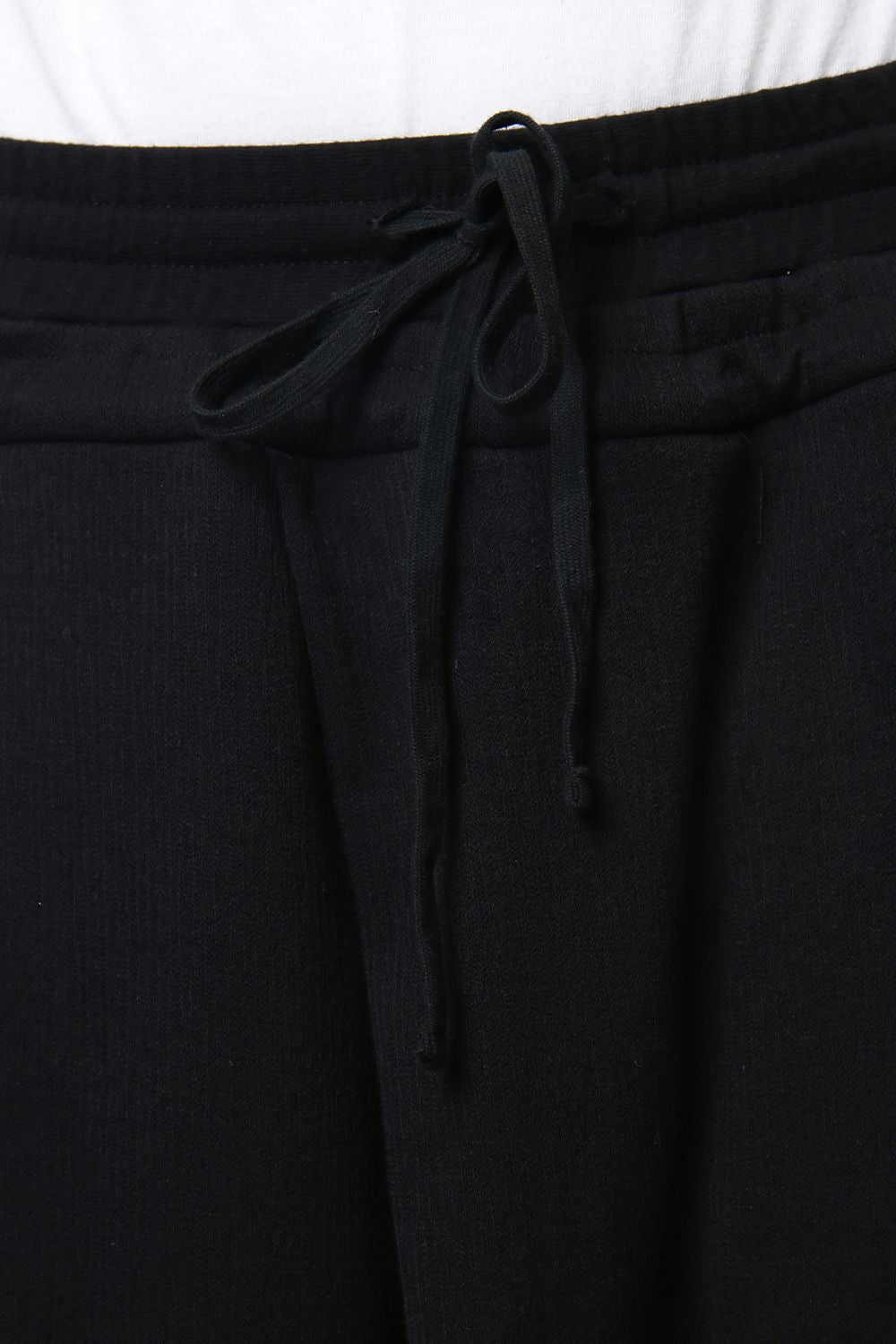 TUCKED BAGGY PANTS Black