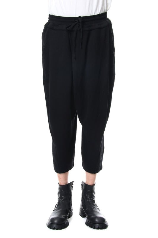 TUCKED BAGGY PANTS Black