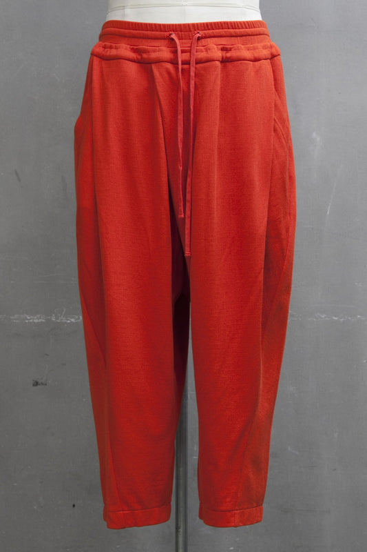 TUCKED BAGGY PANTS Orange