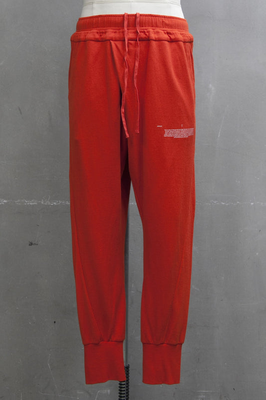 TUCKED TRACK PANTS Orange