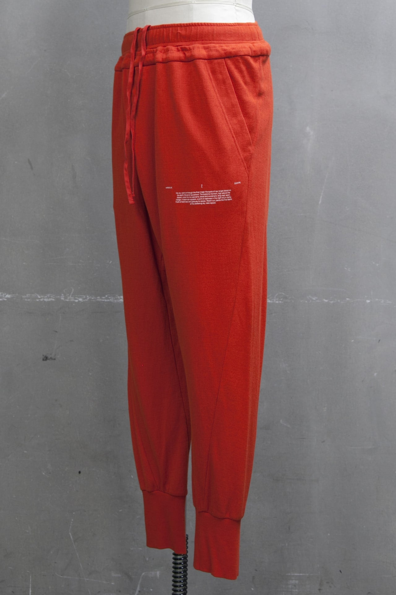 TUCKED TRACK PANTS Orange