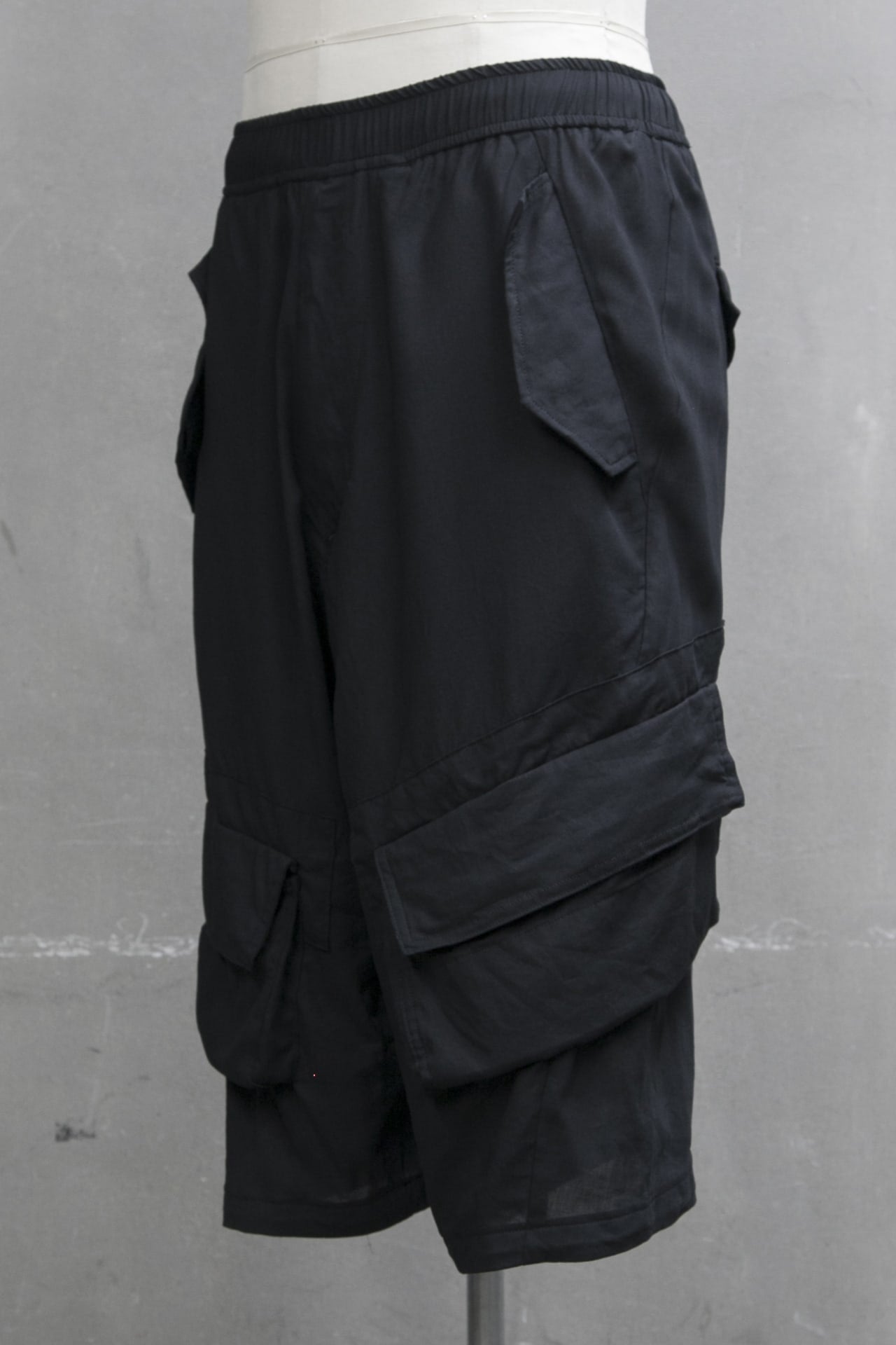 CARGO CROTCH PANTS Black