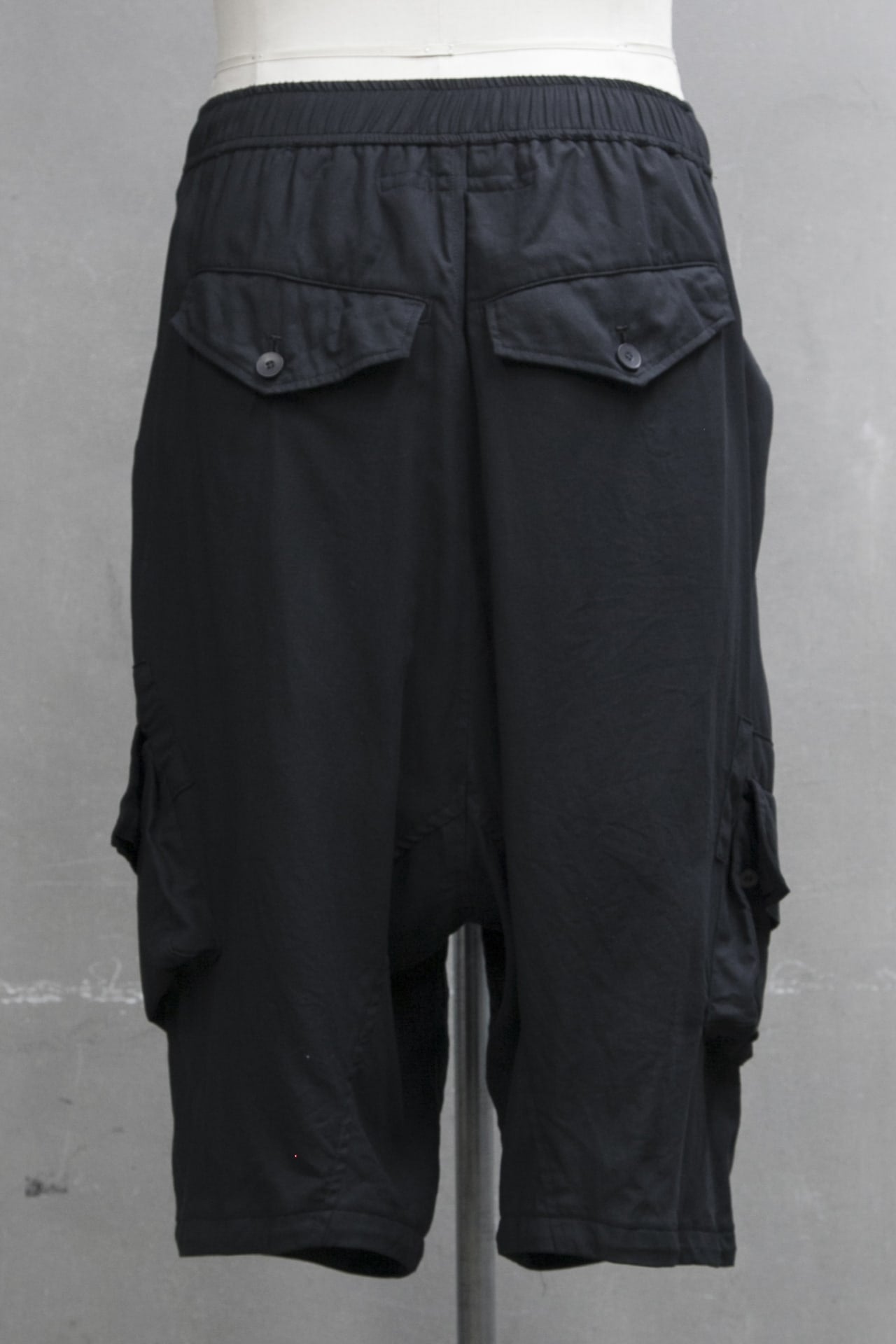 CARGO CROTCH PANTS Black