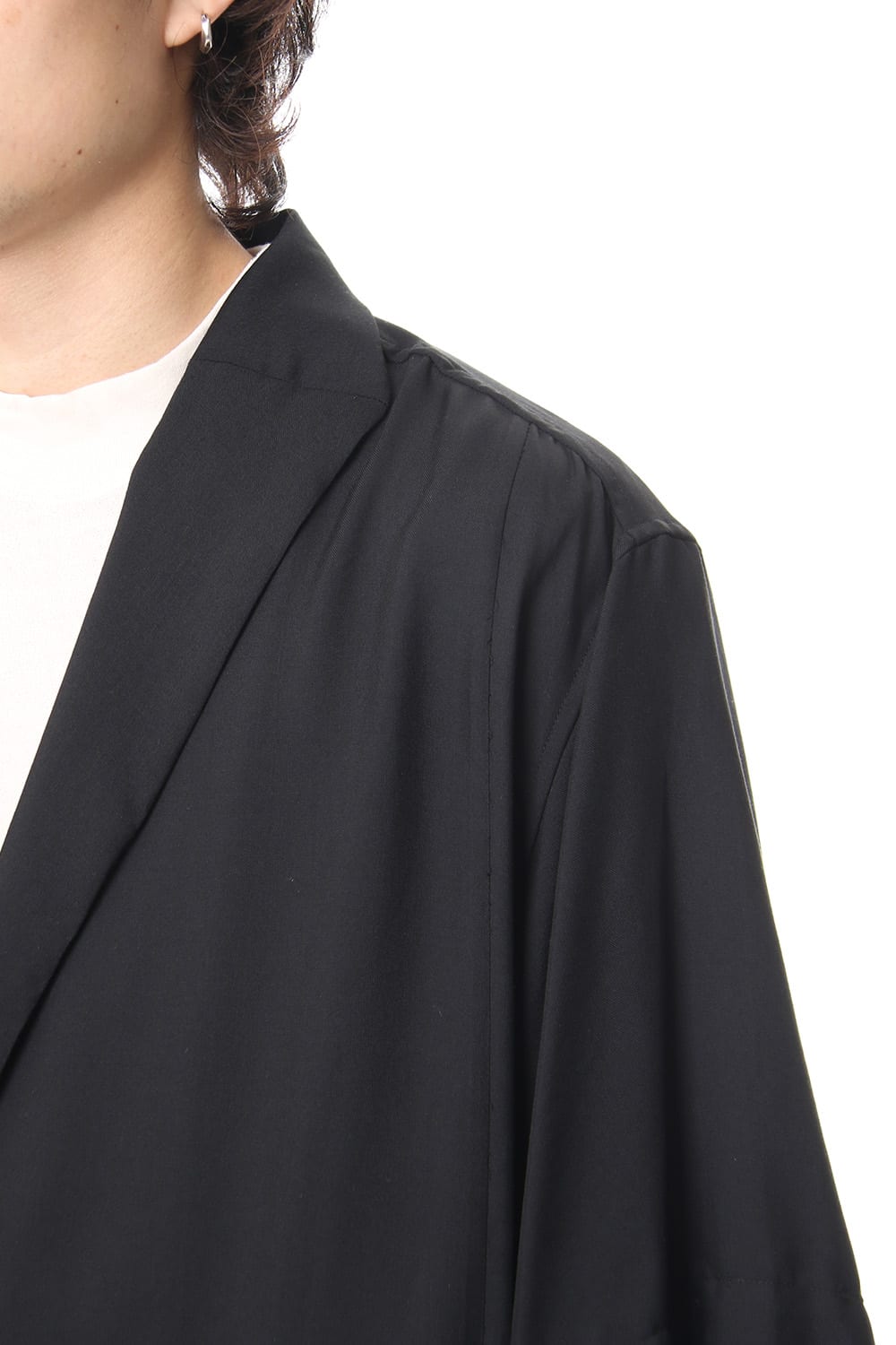 LOZENGE COLLAR SHIRT Black