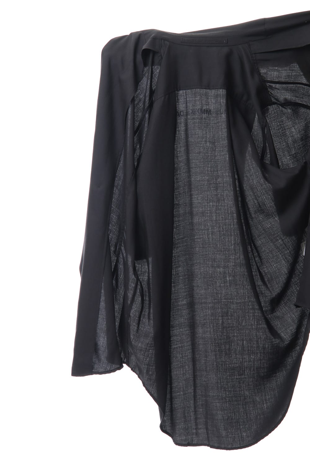 LOZENGE COLLAR SHIRT Black