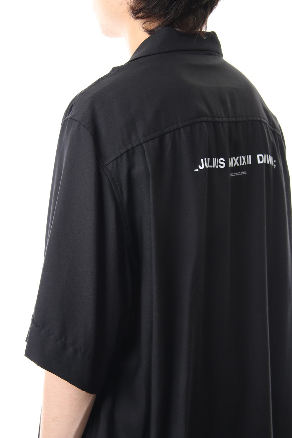 LOZENGE COLLAR SHIRT Black