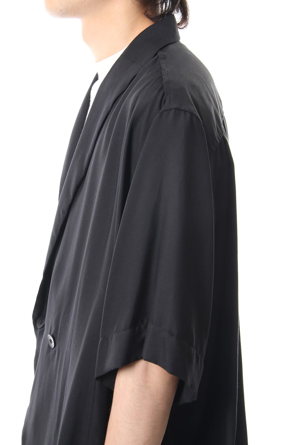 LOZENGE COLLAR SHIRT Black