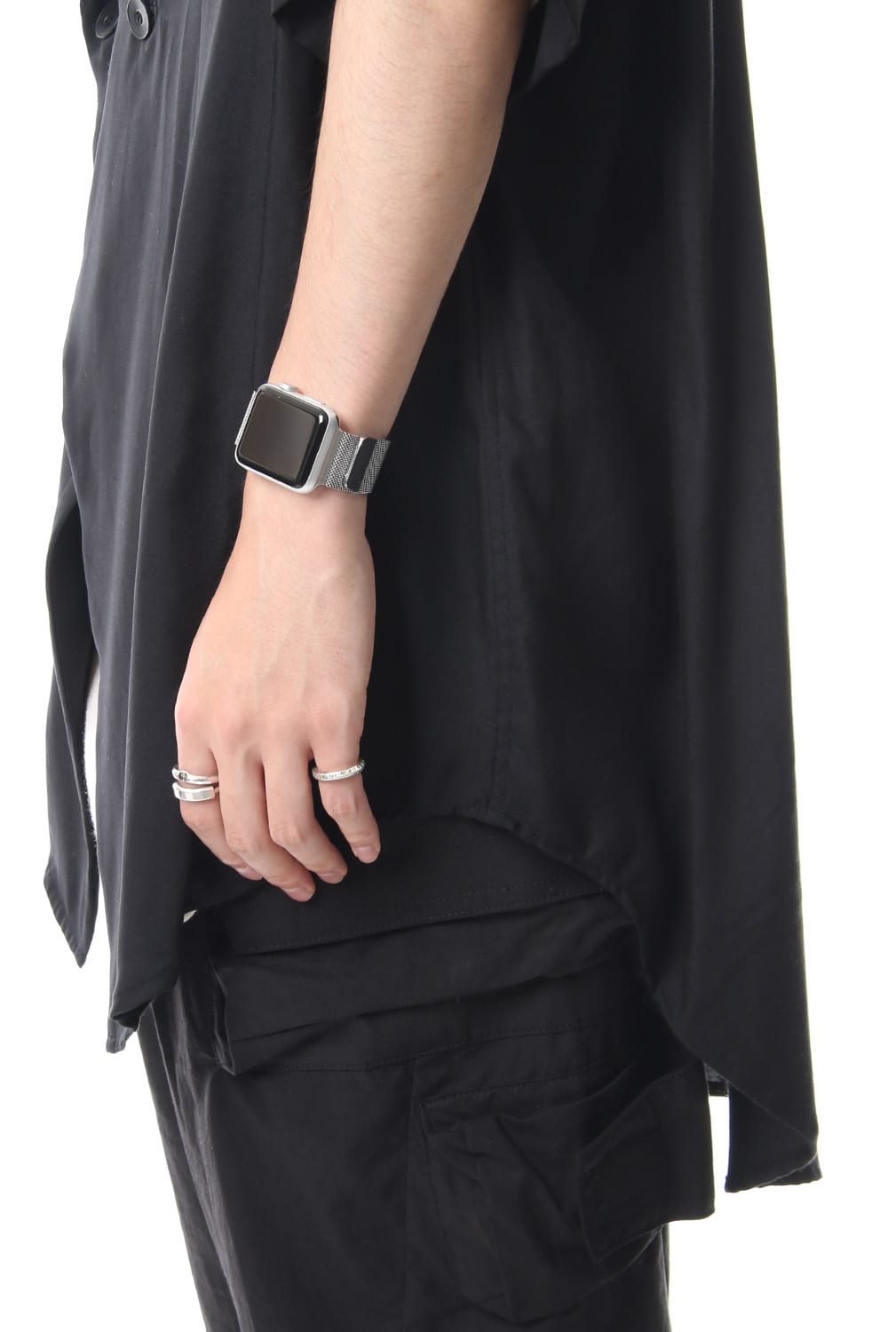 LOZENGE COLLAR SHIRT Black