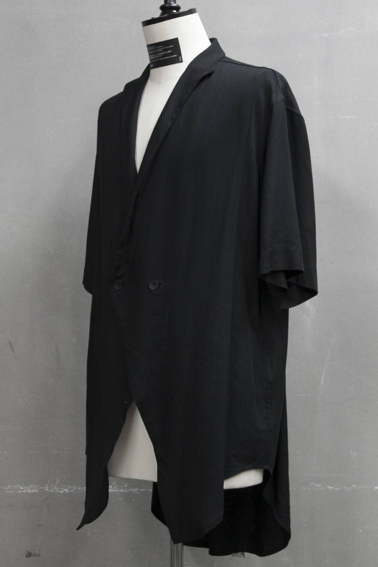 LOZENGE COLLAR SHIRT Black