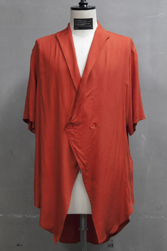 LOZENGE COLLAR SHIRT Orange