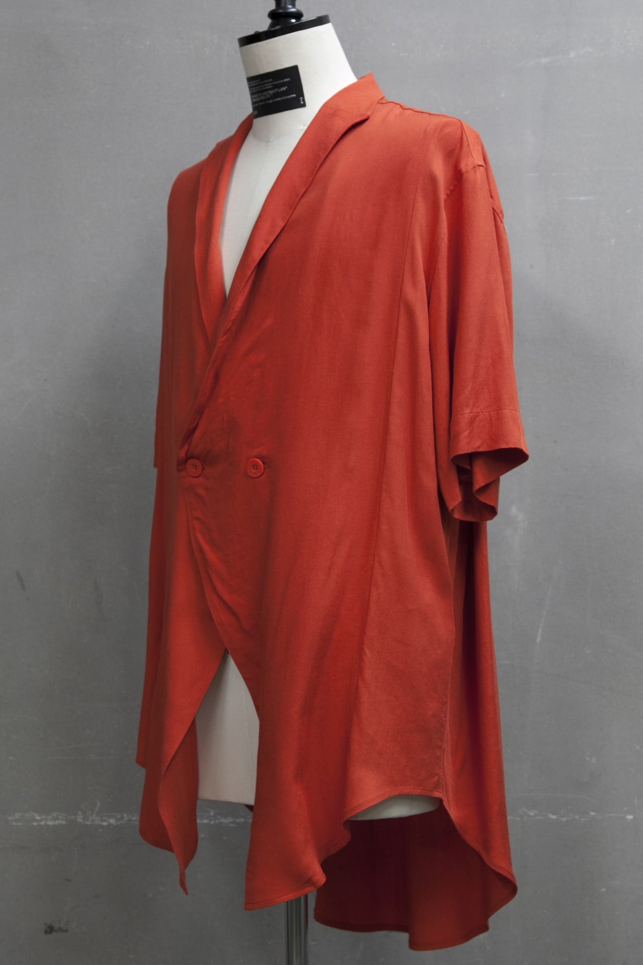 LOZENGE COLLAR SHIRT Orange