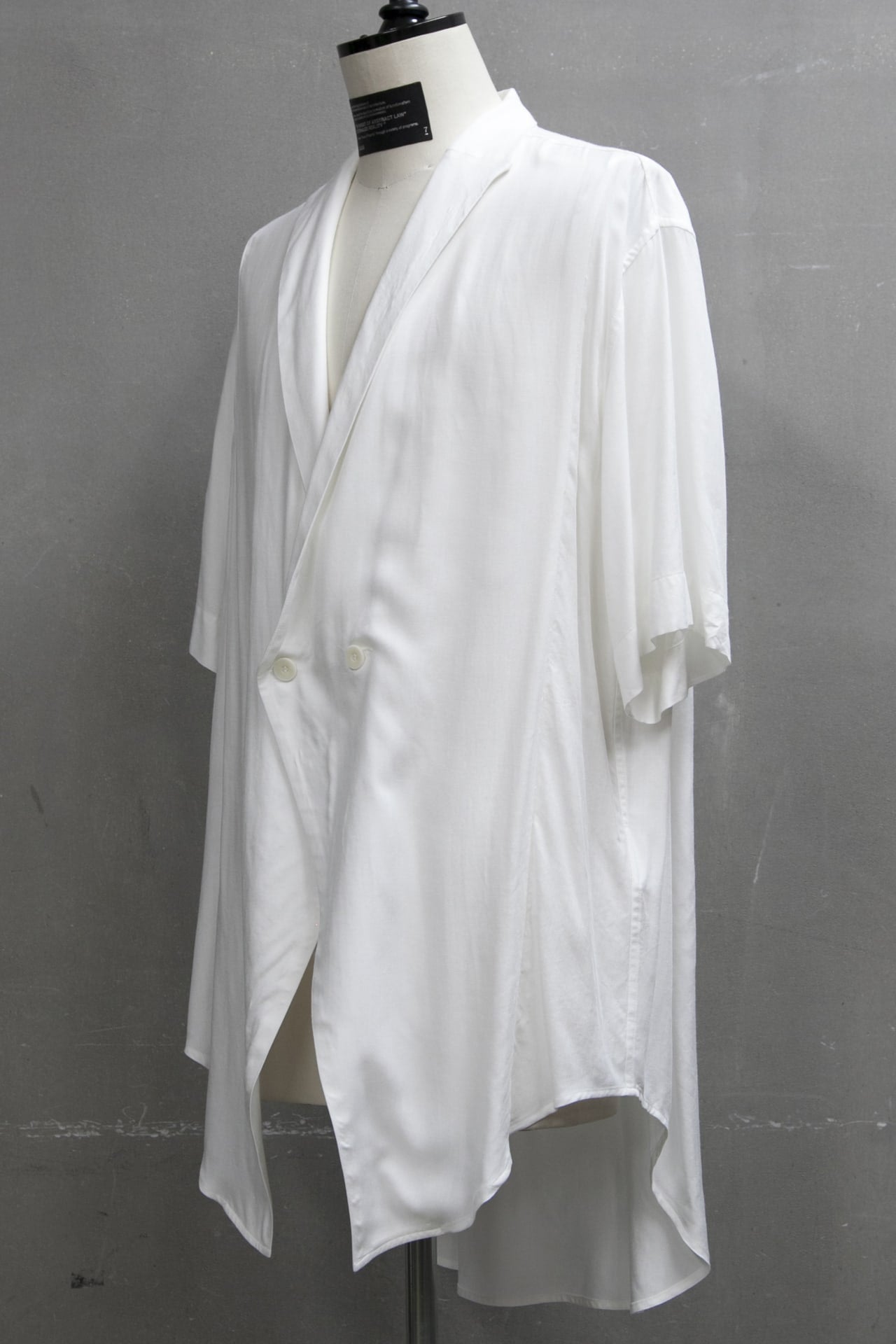 LOZENGE COLLAR SHIRT White