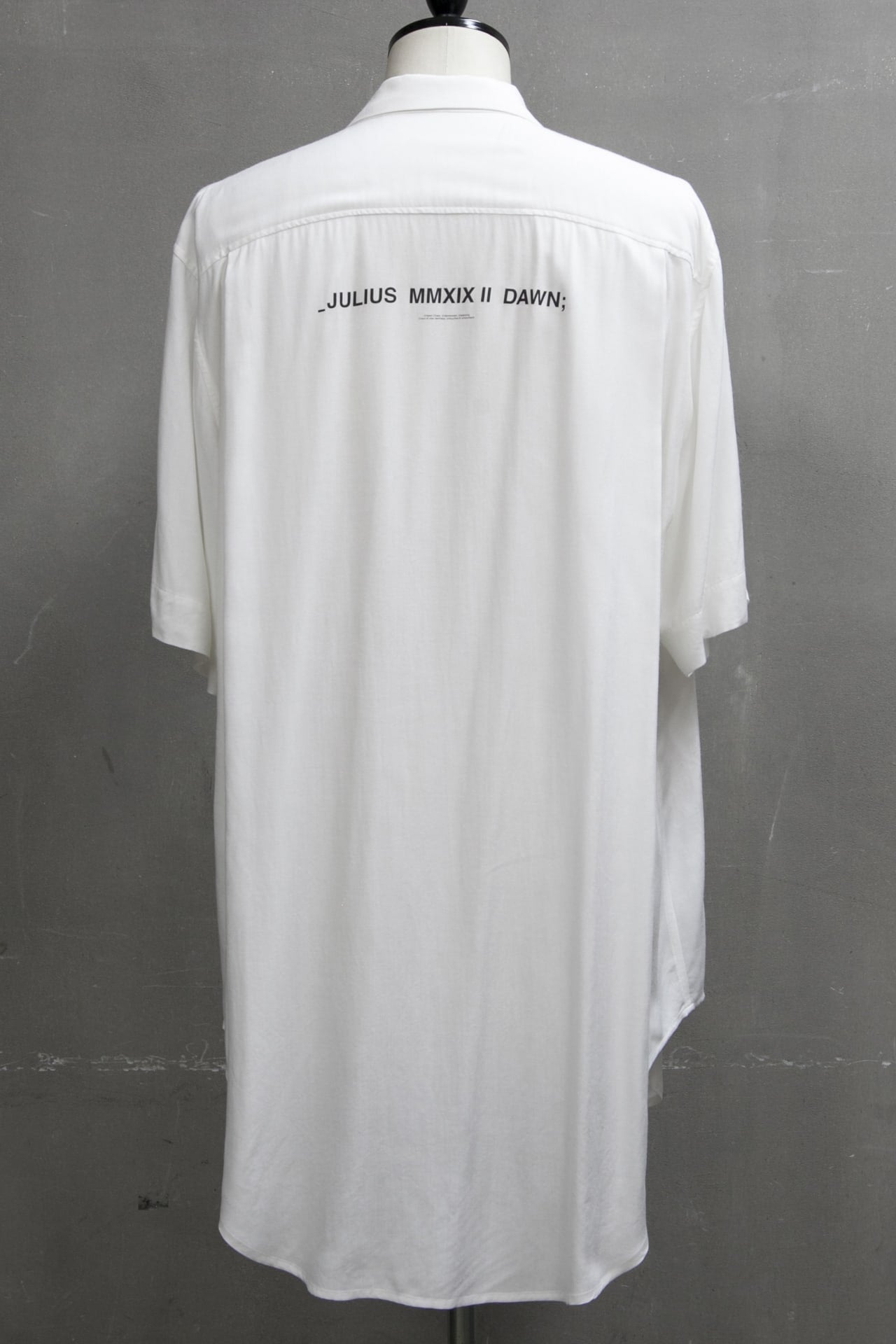 LOZENGE COLLAR SHIRT White