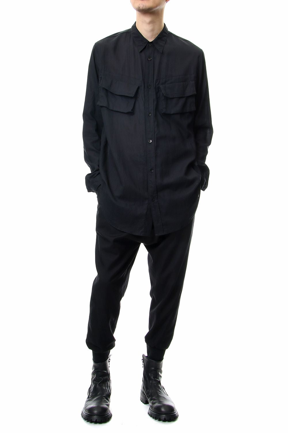 MILITARY SHIRT Black