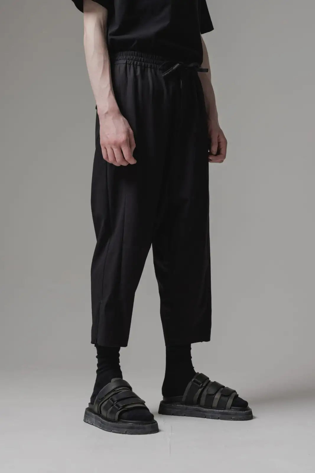 ドロップクロッチパンツ 60/2 コットン ギャバジン