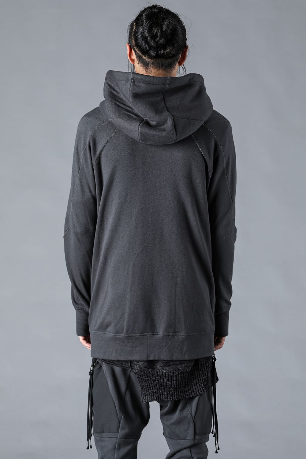 Untwisted Fleece-Lined Hooded Jacket