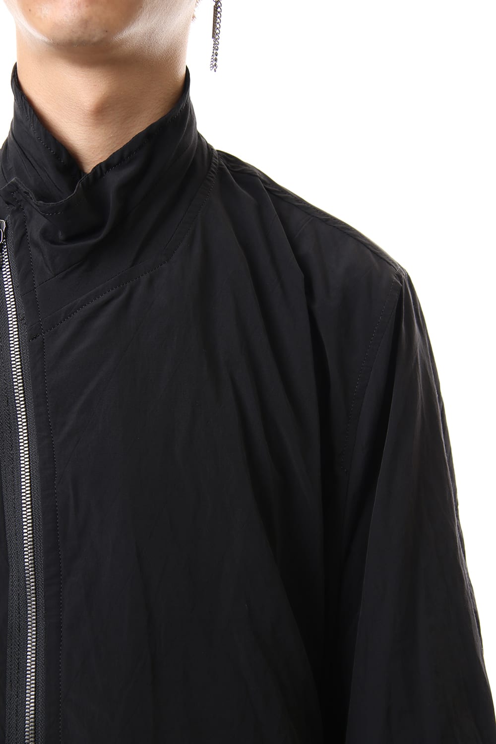 COVERD NECK JACKET