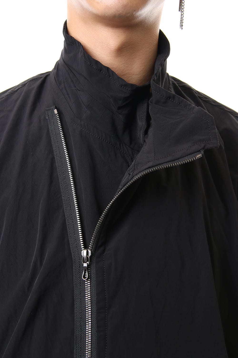 COVERD NECK JACKET