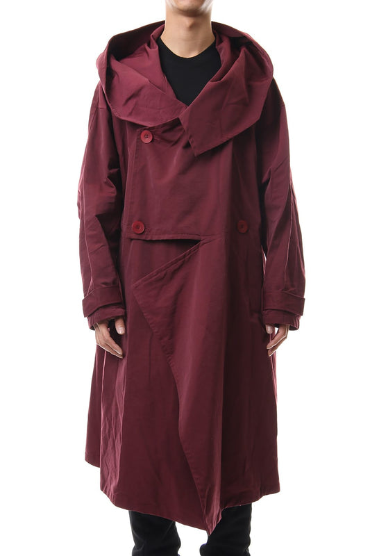DIVIDED HOODED COAT Ember