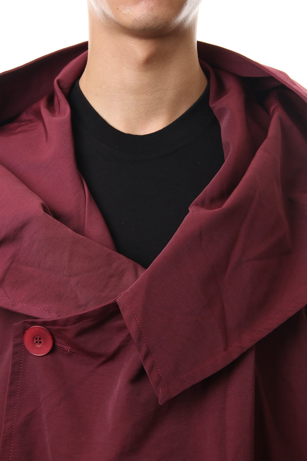 DIVIDED HOODED COAT Ember