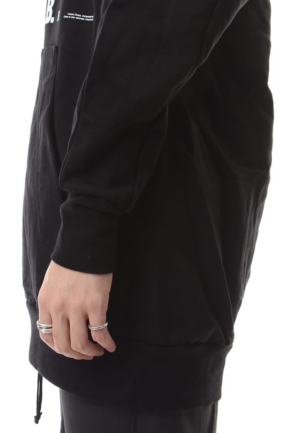 M. B. BIG HOODIE Black