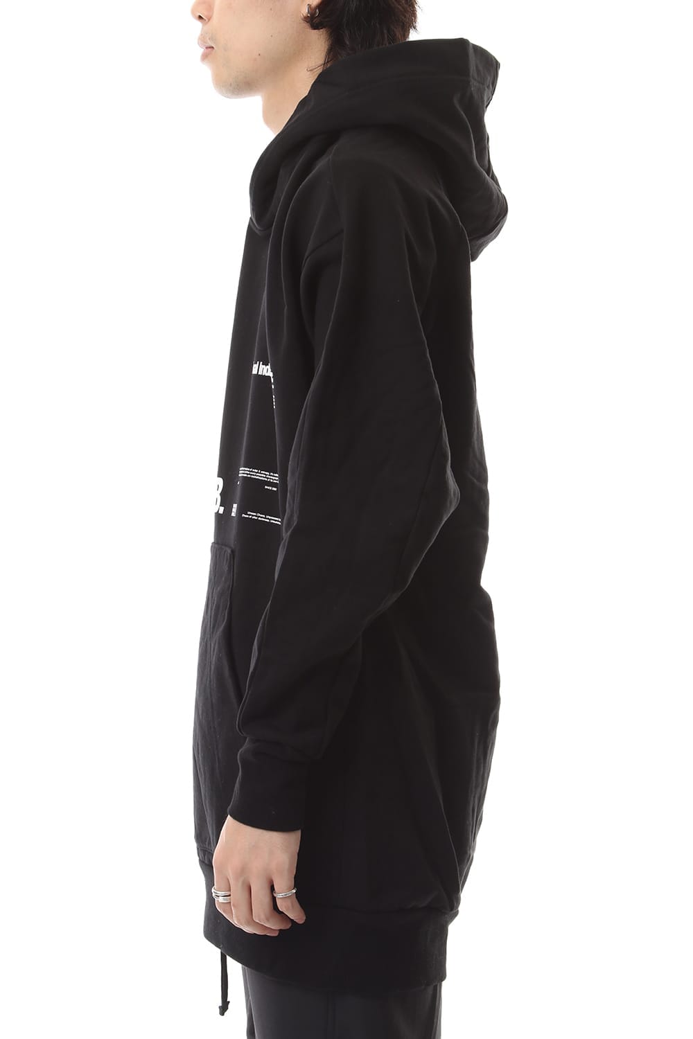 M. B. BIG HOODIE Black