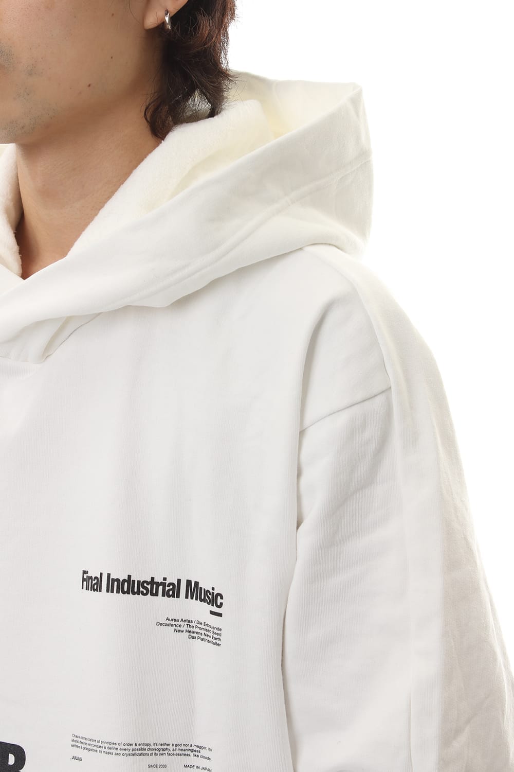 M. B. BIG HOODIE White