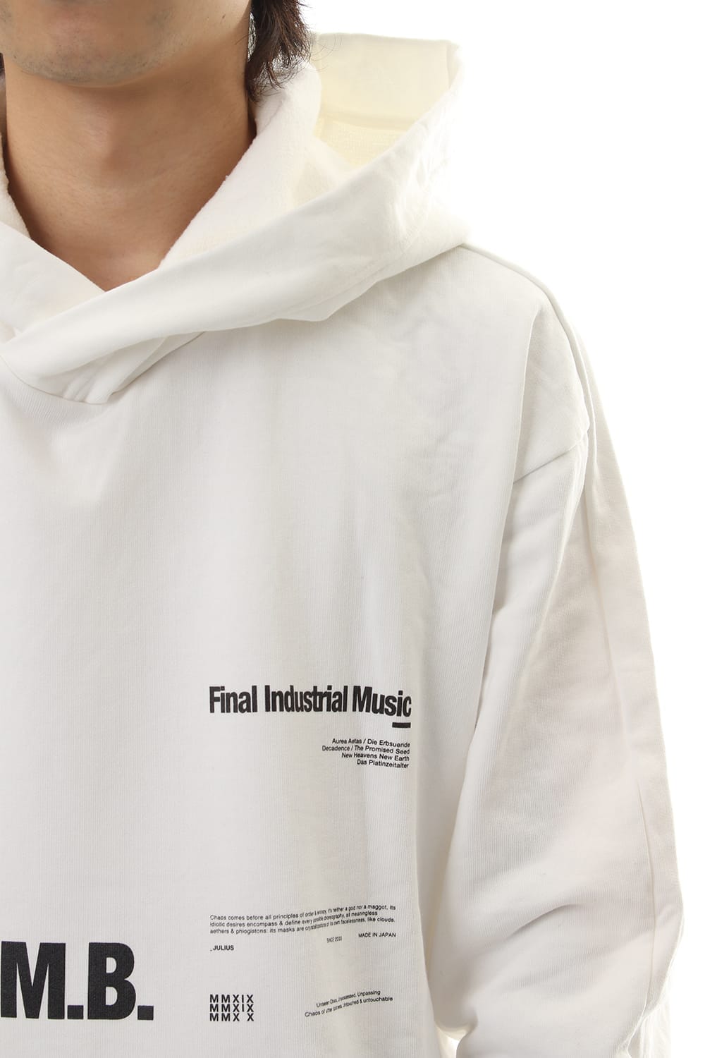 M. B. BIG HOODIE White