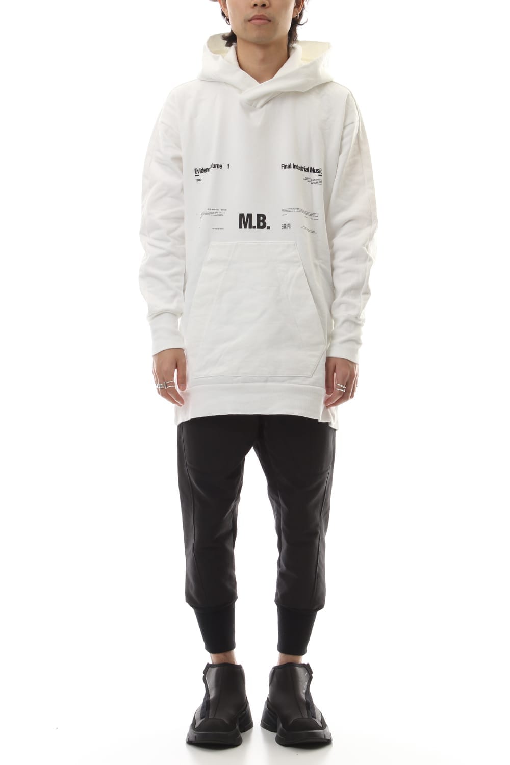 M. B. BIG HOODIE White